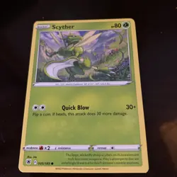 Scyther 005/189 Common Astral Radiance Pokemon TCG REGULAR CARD - Image 1