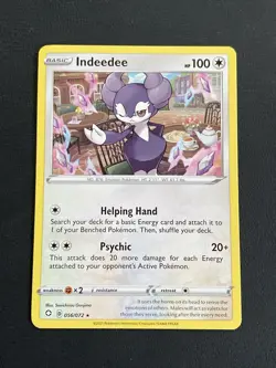Indeedee 056/072 | SWSH - Shining Fates | Holo Rare | Pokemon CARD TCG - Image 1