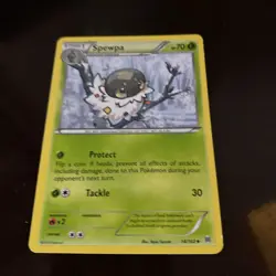 2015 Pokemon XY BREAKthrough Spewpa #14/162 TCG REGULAR FINISH CARD - Image 1