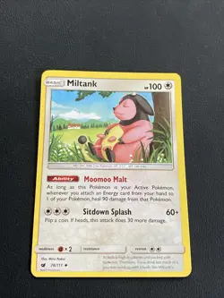 Miltank 78/111 Crimson Invasion Regular Uncommon Pokemon Card TCG - Image 1