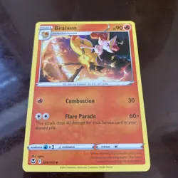 Braixen 026/195 Pokemon Card TCG TRADING CARD regular finish - Image 1