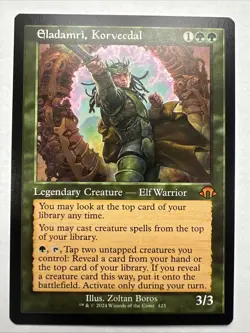 MTG Eladamri, Korvecdal (Retro Frame) Modern Horizons 3 NM - Image 1
