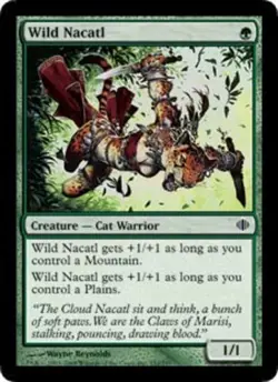 Wild Nacatl - Shards of Alara #152/249 MTG Magic The Gathering - Image 1