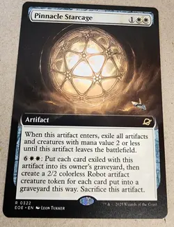 Pinnacle Starcage - #322 Regular (Extended Art) - Edge of Eternities - Mtg - Image 1