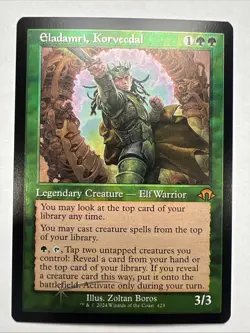 MTG Eladamri, Korvecdal (Retro Frame Foil) Modern Horizons 3 NM - Image 1
