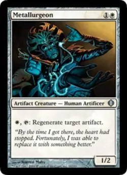 Metallurgeon - Foil - Shards of Alara #19/249 MTG Magic The Gathering - Image 1