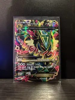 Pokemon TCG Roaring Skies Holo Full Art Ultra Rare Card M Rayquaza EX 105/108 - Image 4