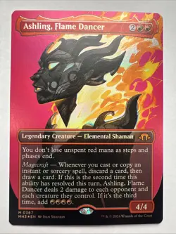 MTG Ashling, Flame Dancer (Borderless Foil) Modern Horizons 3 NM - Image 1