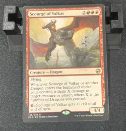 Scourge of Valkas #145 Rare Non Foil Iconic Masters Magic MTG - LP - Image 1