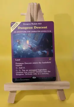 MTG Adventures in the Forgotten Realms Dungeon Descent 352 Showcase Foil - NM - Image 1