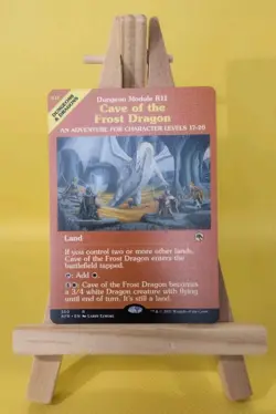 MTG Adventures in the Forgotten Realms Cave of the Frost Dragon 350 Showcase -NM - Image 1