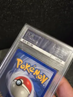 PSA 9 Mint Pokemon 1999 Unlimited Holo Pinsir Jungle No Symbol Error #9 Rare! - Image 5