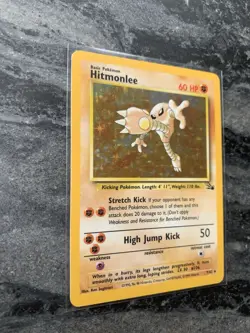 Pokemon TCG - Hitmonlee 7/62 Fossil Holo Rare WOTC 1999 - NM - Image 4