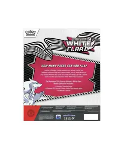 Pokemon Scarlet & Violet Unova White Flare Binder Collection Box with 5 Boosters - Image 3