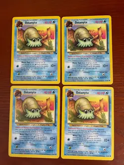 Pokemon Omanyt 52/62 SINGLE USED EXCELLENT CONDITION SEE PHOTOS - Image 1