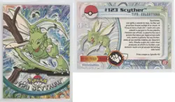 Scyther Italian Topps Pokemon TV Animation Edition Series 3 #123 2000 04qn - Image 3