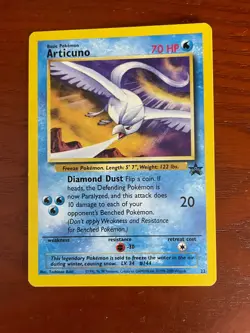 Pokemon Articuno Black Star Promo 22 SINGLE USED EXCELLENT CONDITION SEE PHOTOS - Image 1