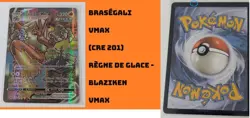 Carte POKEMON Brasegali VMAX (CRE 201) Regne de Glace Blaziken VMAX - Image 1