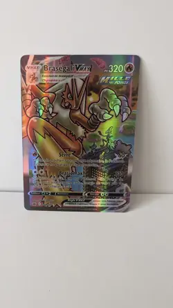 Carte POKEMON Brasegali VMAX (CRE 201) Regne de Glace Blaziken VMAX - Image 2