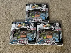 Pokemon TCG Black Bolt & White Flare Unova Poster Collection SEALED LOT OF 3 - Image 1