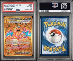 PSA 10 💎 - Charizard ex 228/197 Pokemon Sv03: Obsidian Flames Hyper Rare Gold - Image 3