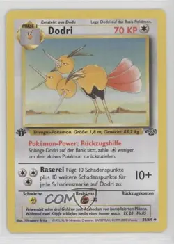 Dodrio German 1st Ed. Pokemon Jungle #34 1999 15fy - Image 1