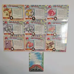 Pokemon TCG 1999 Topps Chrome Animation Cards Lot of 10 Not perfect - Image 3