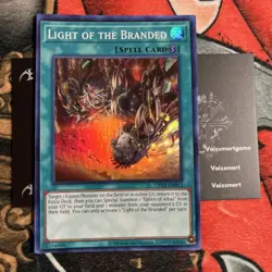 Yugioh Light of the Branded OP21-EN012 Super Rare NM - Image 1