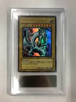 ARS 10 GM Blue-Eyes White Dragon Ultra Rare LOB-001 1st ED YuGiOh Asian English - Image 1