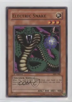 Electric Snake 1st Ed. YuGiOh Magic Ruler Booster #MRL-008 2002 15fy - Image 1