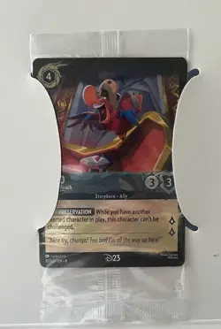 D23 Iago Out Of Reach Lorcana Promo Card D23 Gold Member Exclusive - Image 2