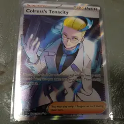 Colress's Tenacity - Full Art Holo Rare Shrouded Fable 087/064 Pokemon Card NM - Image 1