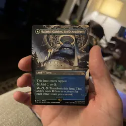 Mtg. Balamb Garden, SeeD Academy. Borderless. Final Fantasy. Pack Fresh - Image 1