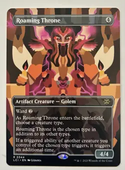 Roaming Throne (Borderless) the Lost Caverns of Ixalan Regular - Image 1