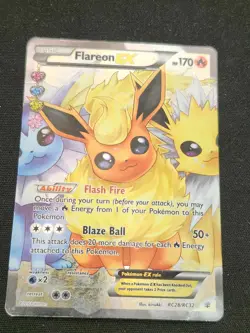 FLAREON - RC28/RC32 - GENERATIONS RADIANT COLLECTION - ULTRA RARE - POKEMON CARD - Image 1
