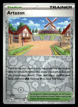 Artazon Uncommon Reverse Holo 171/193 SV02: Paldea Evolved Pokemon Card - Image 1