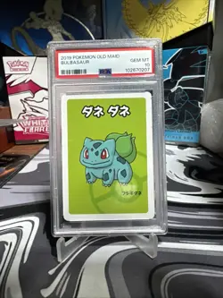 PSA 10 GEM MINT Graded 2019 Bulbasaur Old Maid Babanuki Pokemon Card Ooyama Art - Image 1