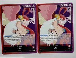 OP06-001 Uta : Leader One Piece English TCG Card - Image 1