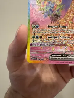 Pokemon TCG Alolan Exeggutor EX 242/191SV08: Surging Sparks Holo Card - Image 4
