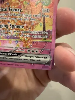 Pokemon TCG Alolan Exeggutor EX 242/191SV08: Surging Sparks Holo Card - Image 5