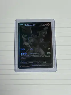 Zekrom EX Full Art Ultra Rare Black Bolt 172/86 English Pokemon Card - Image 3