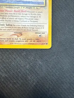 Pokemon TCG Shuckle Neo Revelation Card 51/64 Unlimited Common - Image 4