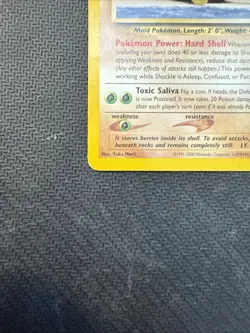 Pokemon TCG Shuckle Neo Revelation Card 51/64 Unlimited Common - Image 5