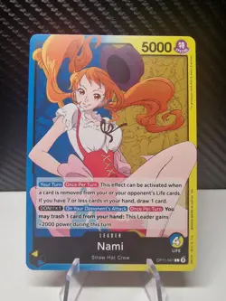 OP11-041 Nami : Leader English One Piece TCG Card - Image 1