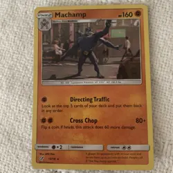 Card Pokemon - Machamp 13/18 Detective Pikachu Rare Holo PK1 - Image 2
