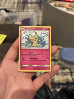 Pokemon TCG Mimikyu SM Black Star Promos SM163 Holo Card - Image 1