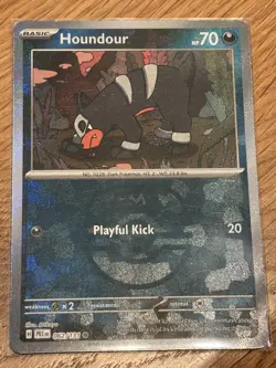 Houndour (Master Ball Pattern) 062/131 SV: Prismatic Evolutions Pokemon Card TCG - Image 1