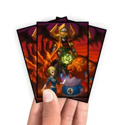 Fantastic 4 x Pokemon Card Sleeves - Pokemon | MTG | Yugioh - Image 1
