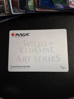 MTG Art Series Wilds of Eldraine Complete Gold Signature/Stamped Set (81) - NM - Image 2