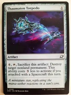 Thaumaton Torpedo #0246 Edge of Eternities MTG Magic NM X 4 copies - Image 3